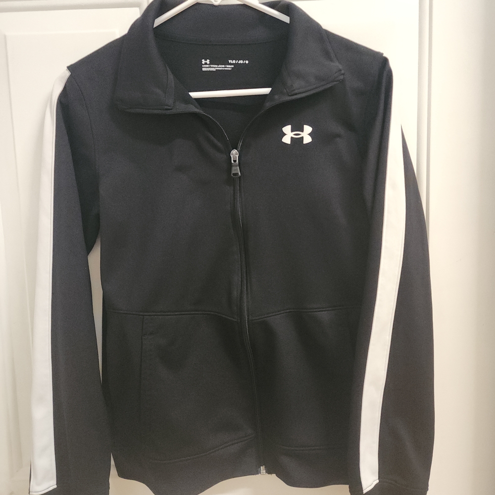 Under Armour Black and White Track Jacket